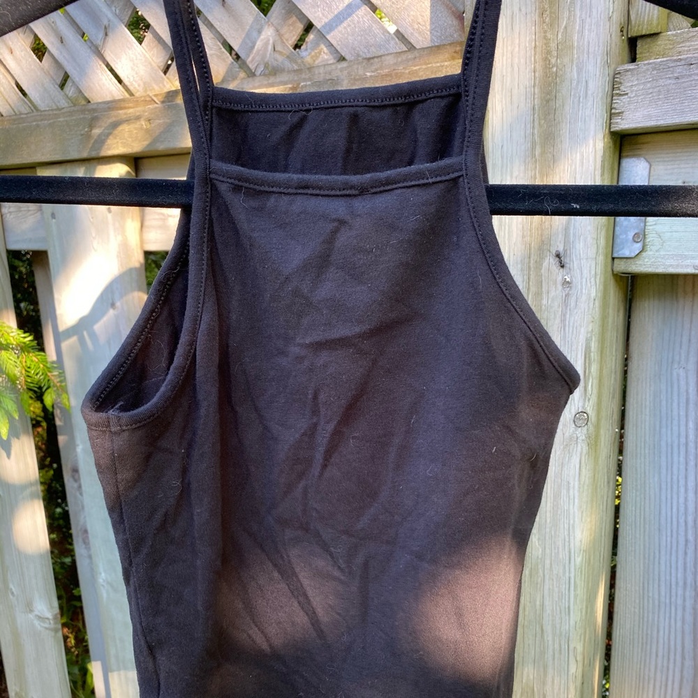 NWOT Basic black high neck tank top from Garage